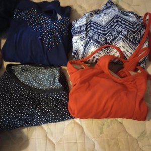 Women's shirts size small-large